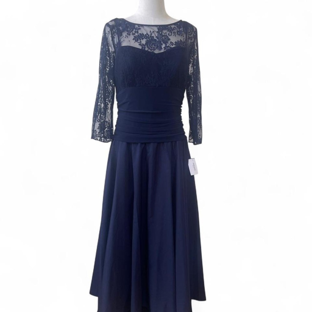 Jessica Howard formal blue dress mother of the bride